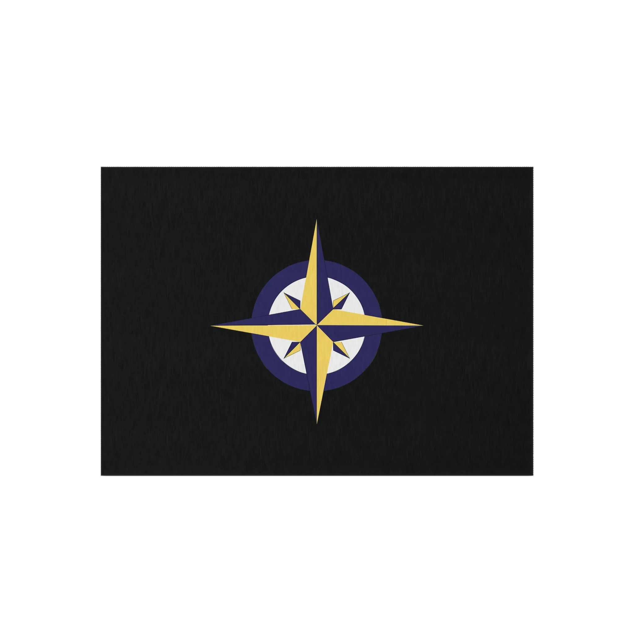 Nautical Compass Outdoor Rug, Cockpit Rug