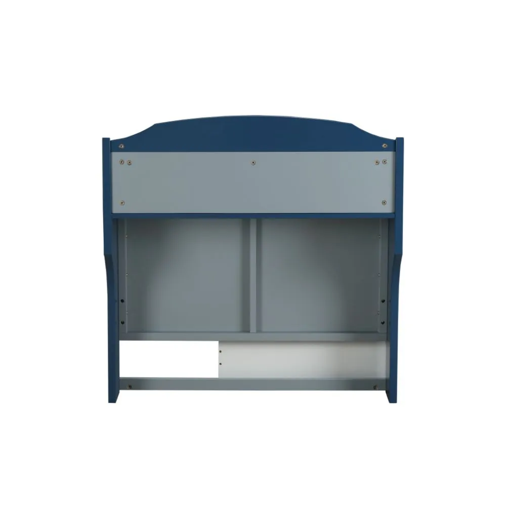 Neptune II Twin Bed, Gray & Navy
