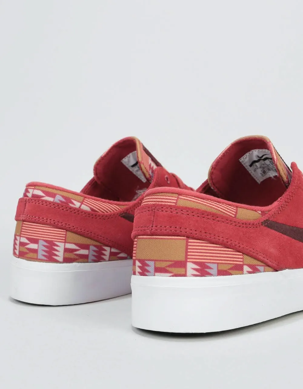Nike SB Zoom Janoski RM Premium Skate Shoes - Cedar/Mahogany-Multi
