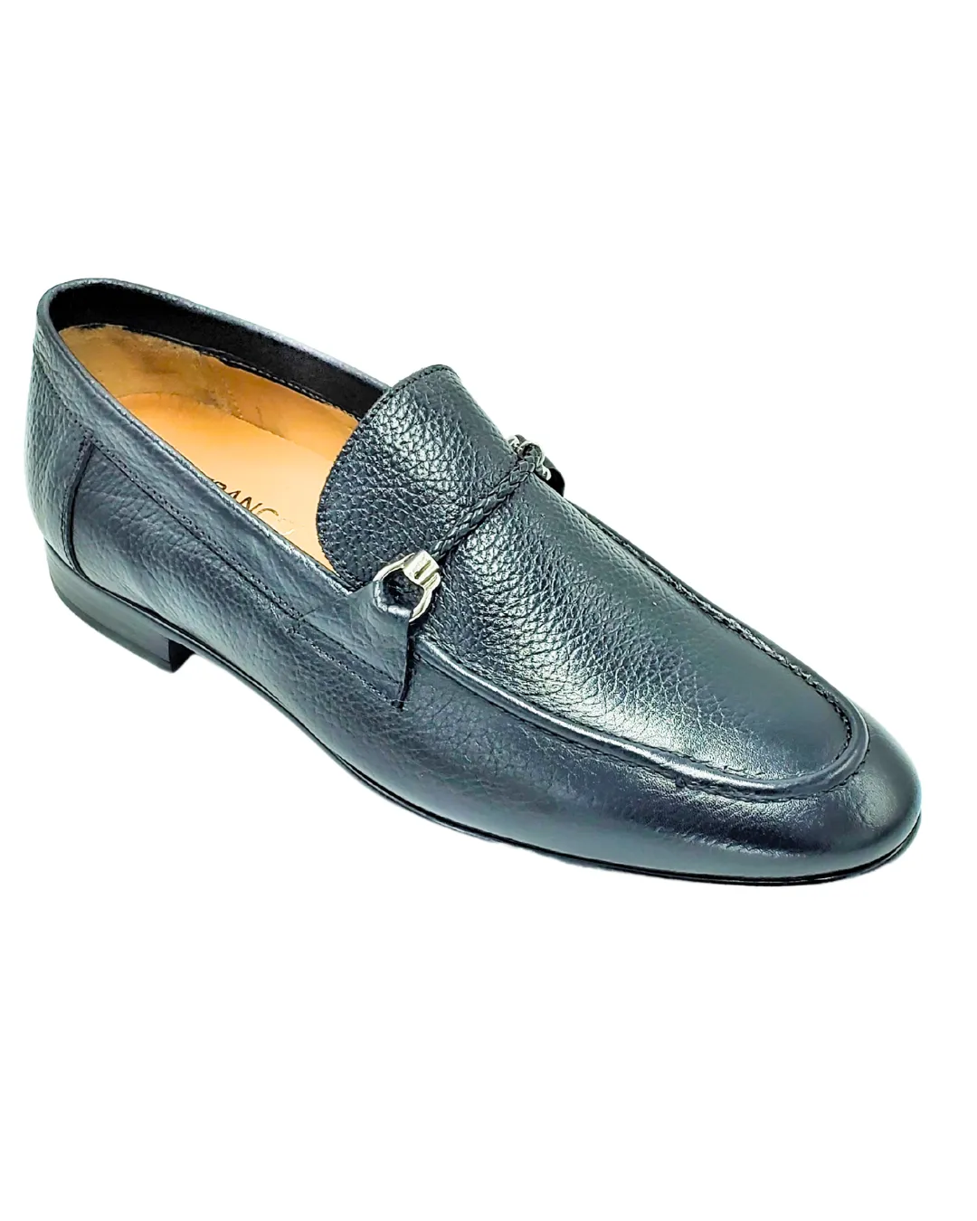 No. 1993 Di Franco Shoes Loafer Blake Stich (Black) vero cuoio