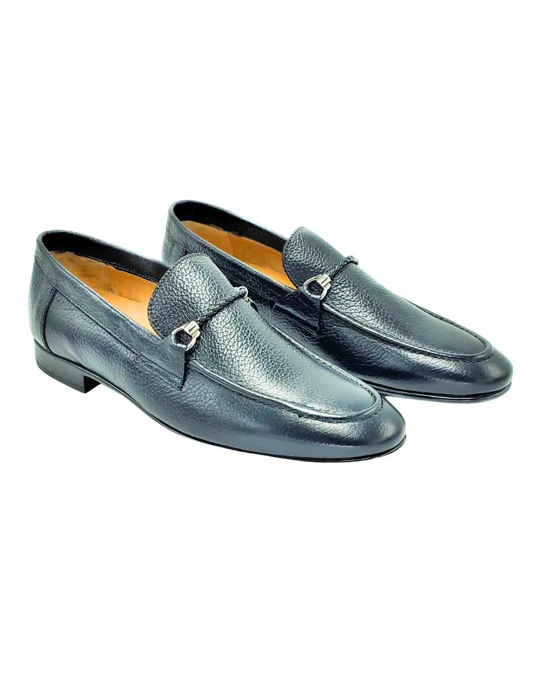 No. 1993 Di Franco Shoes Loafer Blake Stich (Black) vero cuoio