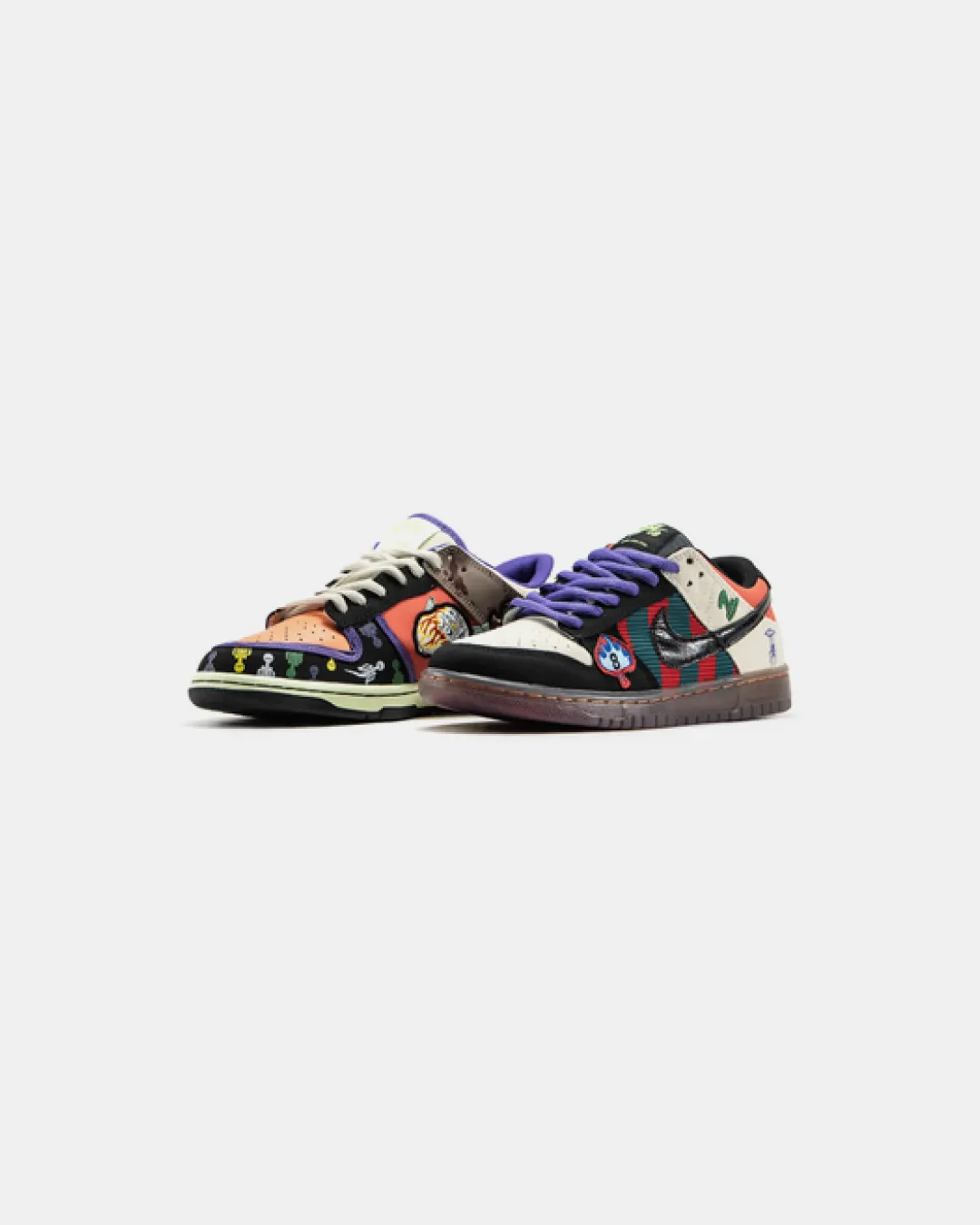 No Brainer x Nike Dunk Low 'What the Halloween Multi' Sneakers