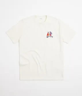 Norse Projects Johannes Boat Embroidery T-Shirt - Ecru