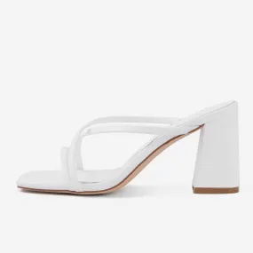 Open Toe Backless Mules