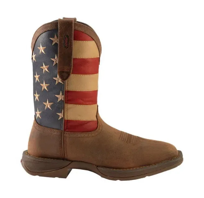 Patriot American flag round toe cowboy boots Durango boots Handmade Boots