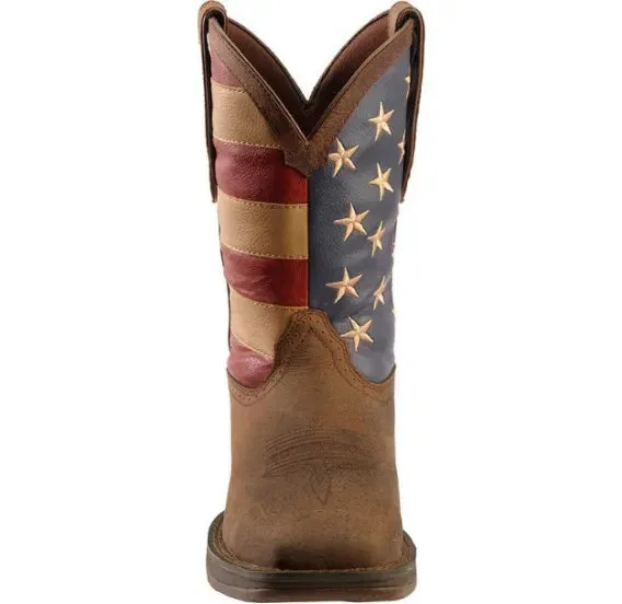 Patriot American flag round toe cowboy boots Durango boots Handmade Boots