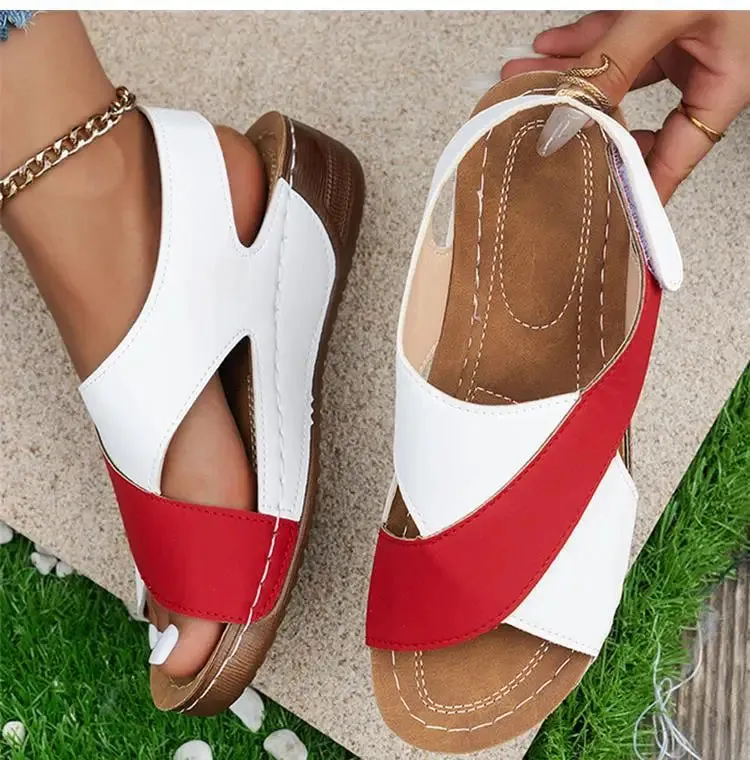 Retro Open Toe Women Sandals
