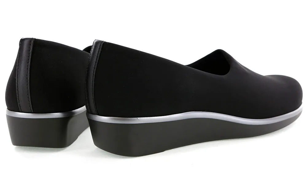 SAS Womens Bliss Wedged MIcrofiber Slip On