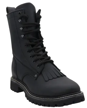 Silverton Lacer 8 All Leather Work Boots (Black)
