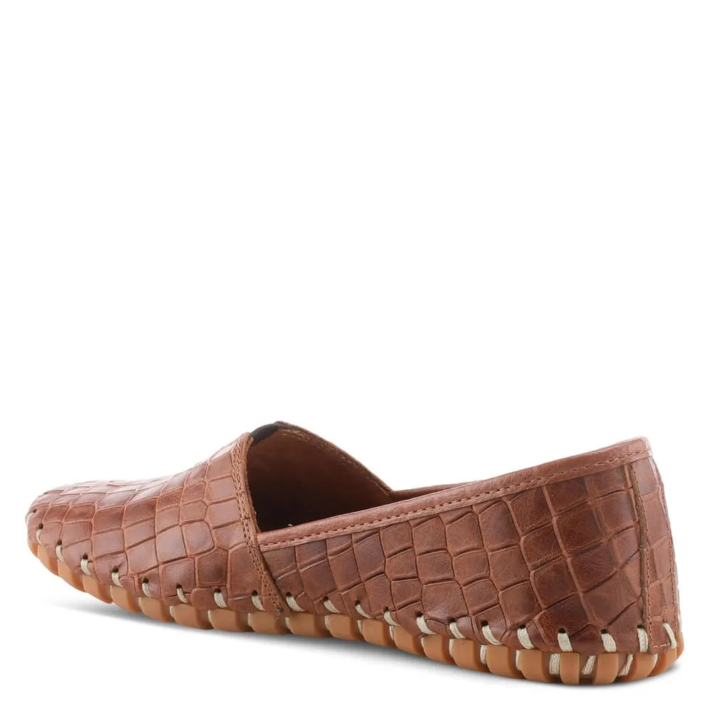 Spring Step Shoes Kathaleta Croco Women's Leather Round Toe Shoes