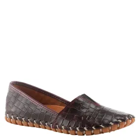Spring Step Shoes Kathaleta Croco Women's Leather Round Toe Shoes