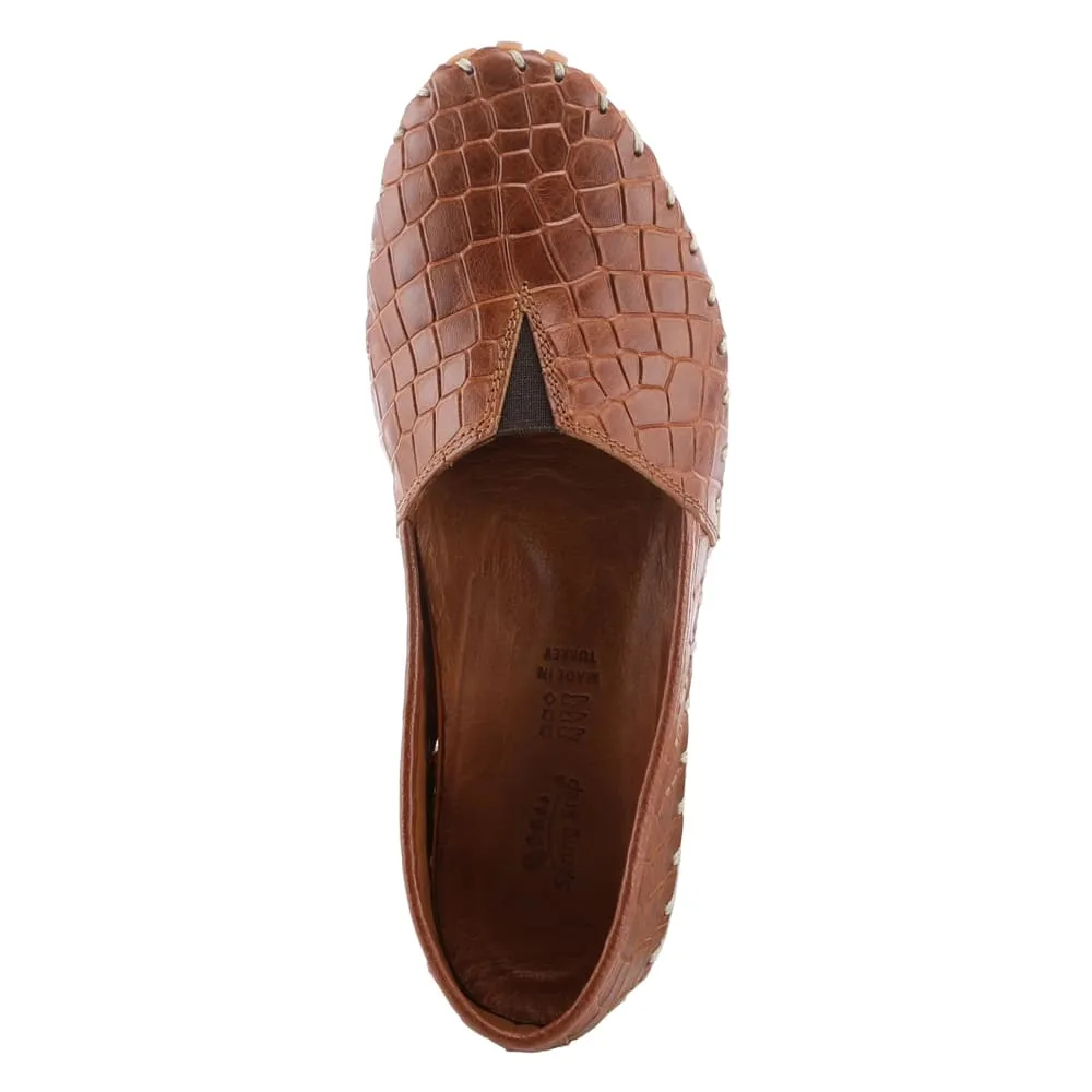 Spring Step Shoes Kathaleta Croco Women's Leather Round Toe Shoes