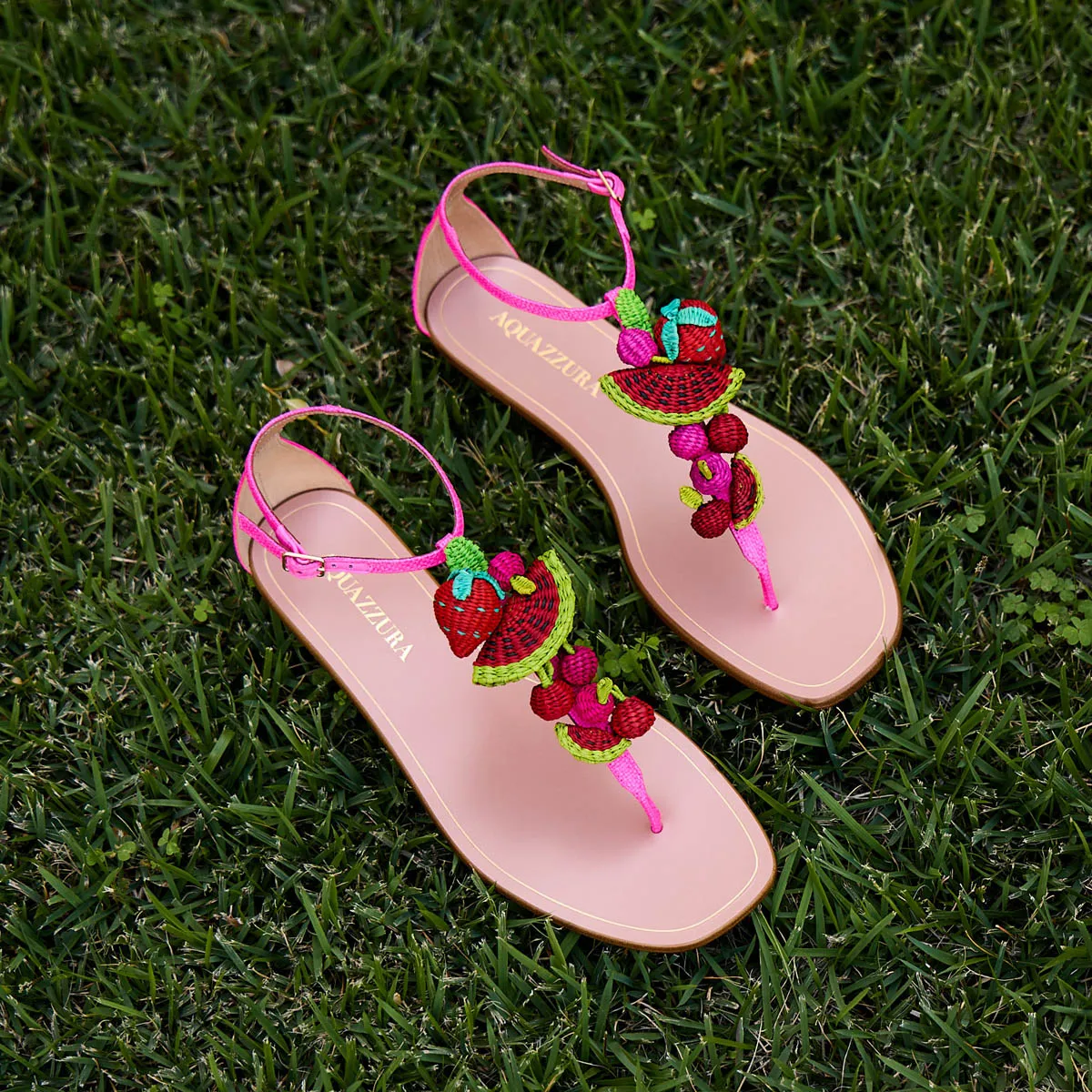 Strawberry Punch Flat Sandal