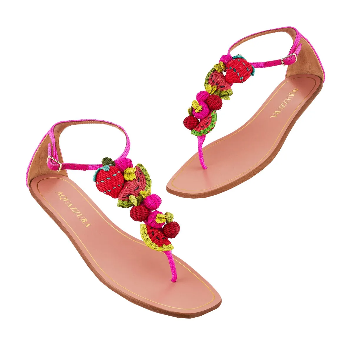 Strawberry Punch Flat Sandal