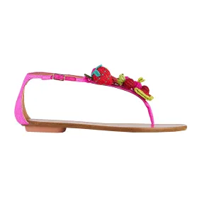 Strawberry Punch Flat Sandal