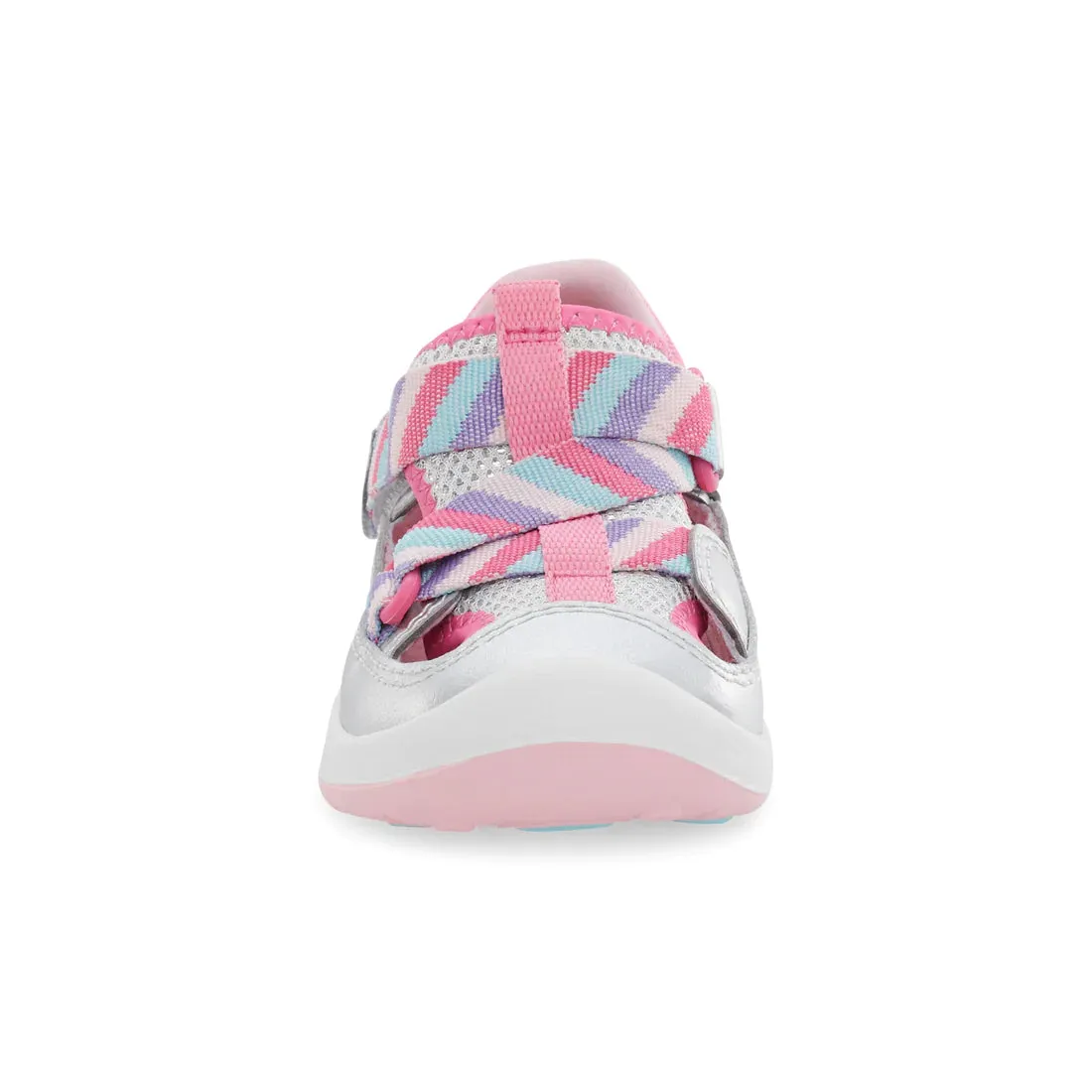 Stride Rite Surf | Silver/Rainbow Toddler Sandals