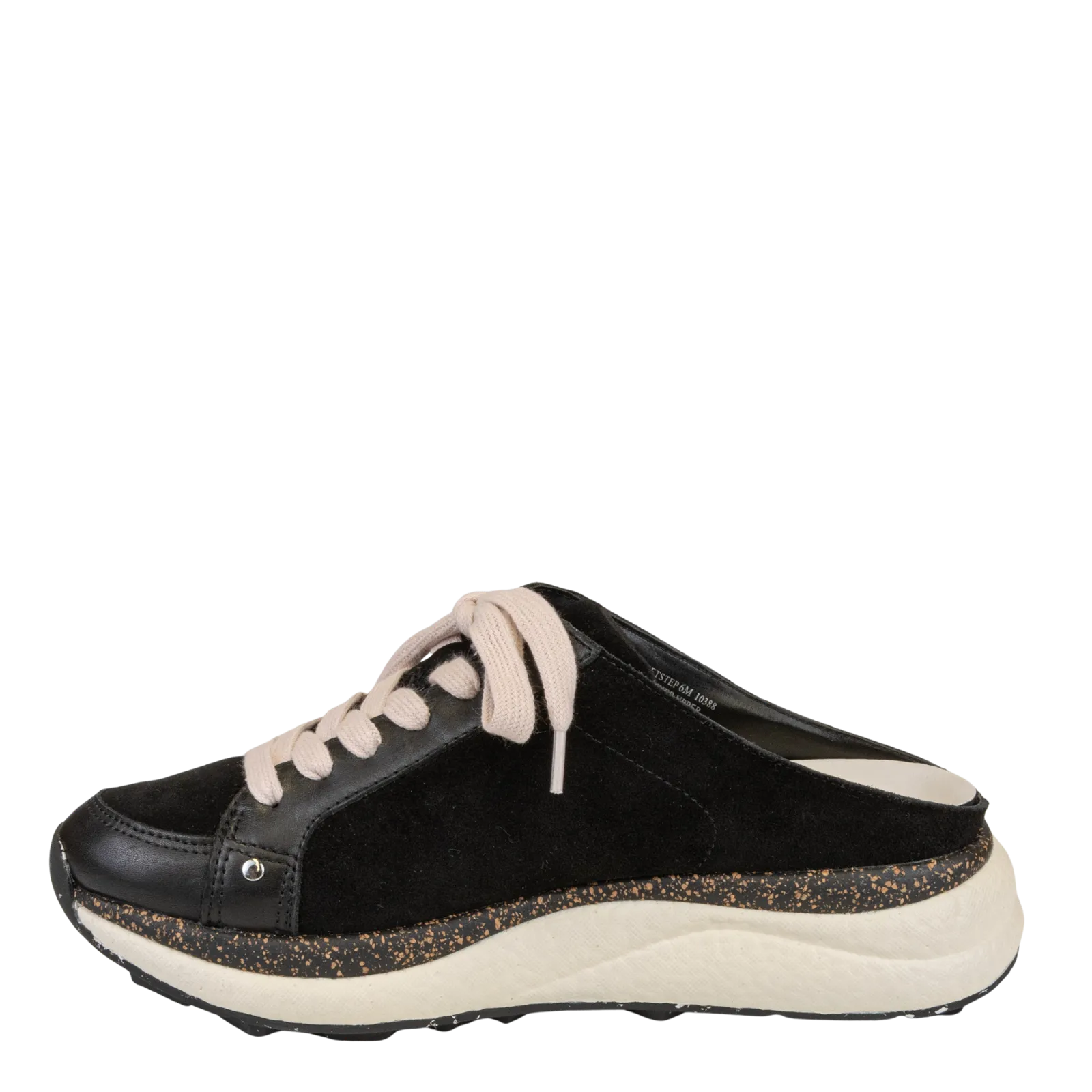 SWIFTSTEP in BLACK Backless Sneakers
