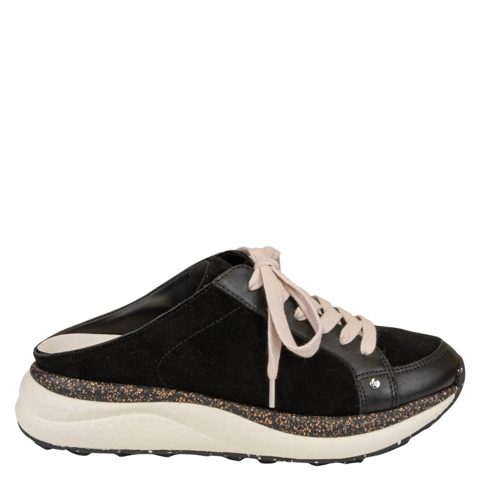SWIFTSTEP in BLACK Backless Sneakers