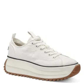 Tamaris Womens White Lace-Up Shoe 1-23731-41