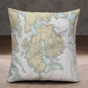 The Mount Desert Island Square Pillow Cover