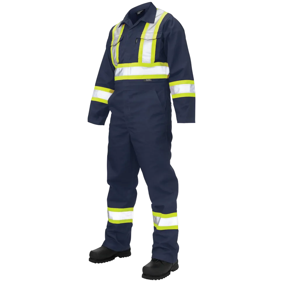 Unlined Twill Safety Coverall by Tough Duck - Style S792