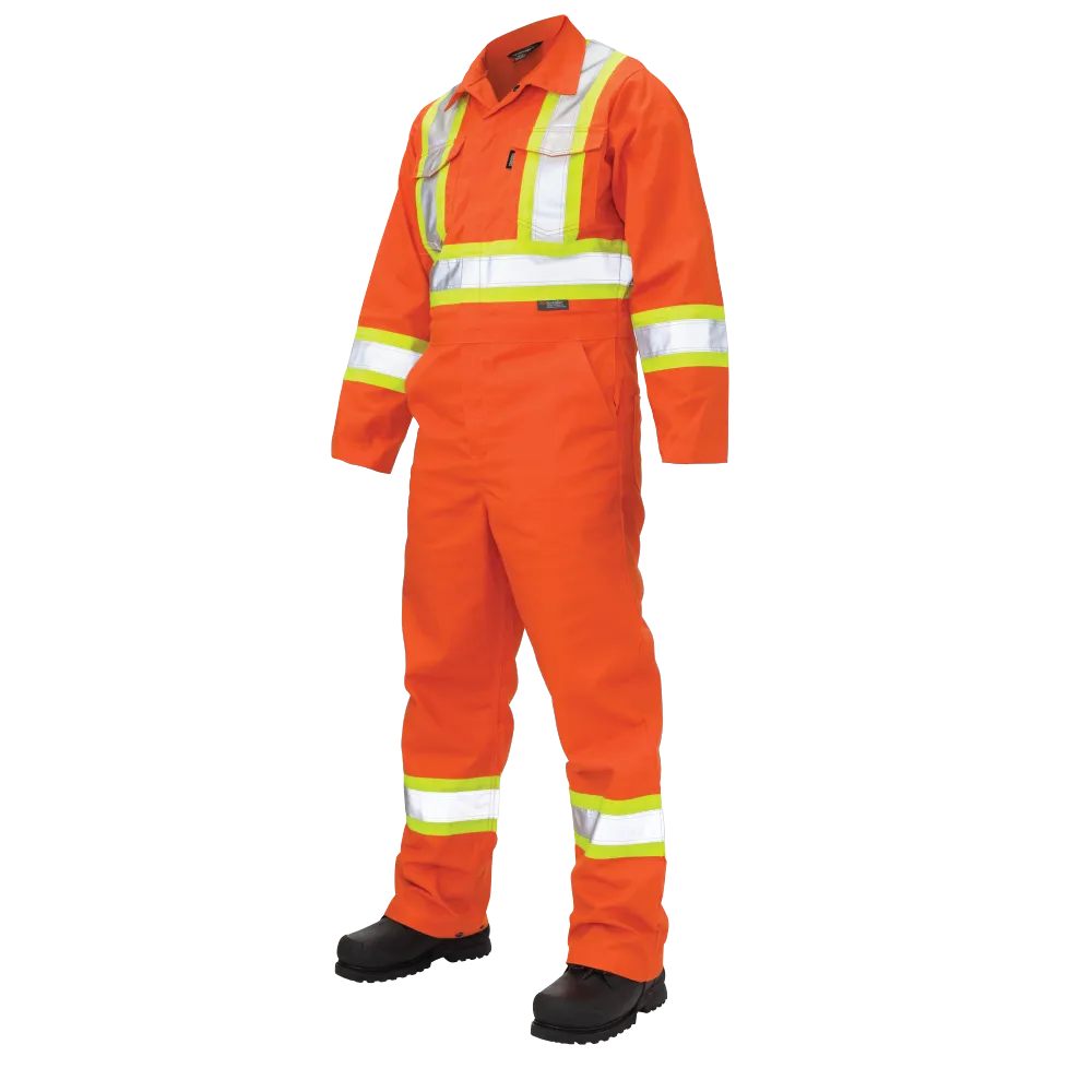 Unlined Twill Safety Coverall by Tough Duck - Style S792