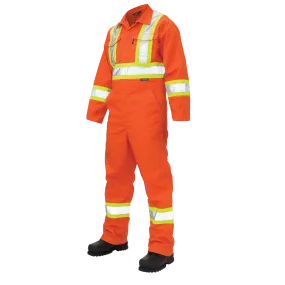 Unlined Twill Safety Coverall by Tough Duck - Style S792