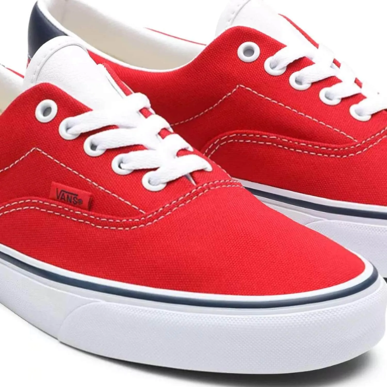 Vans C&L Era 59 Shoes - Red/True White