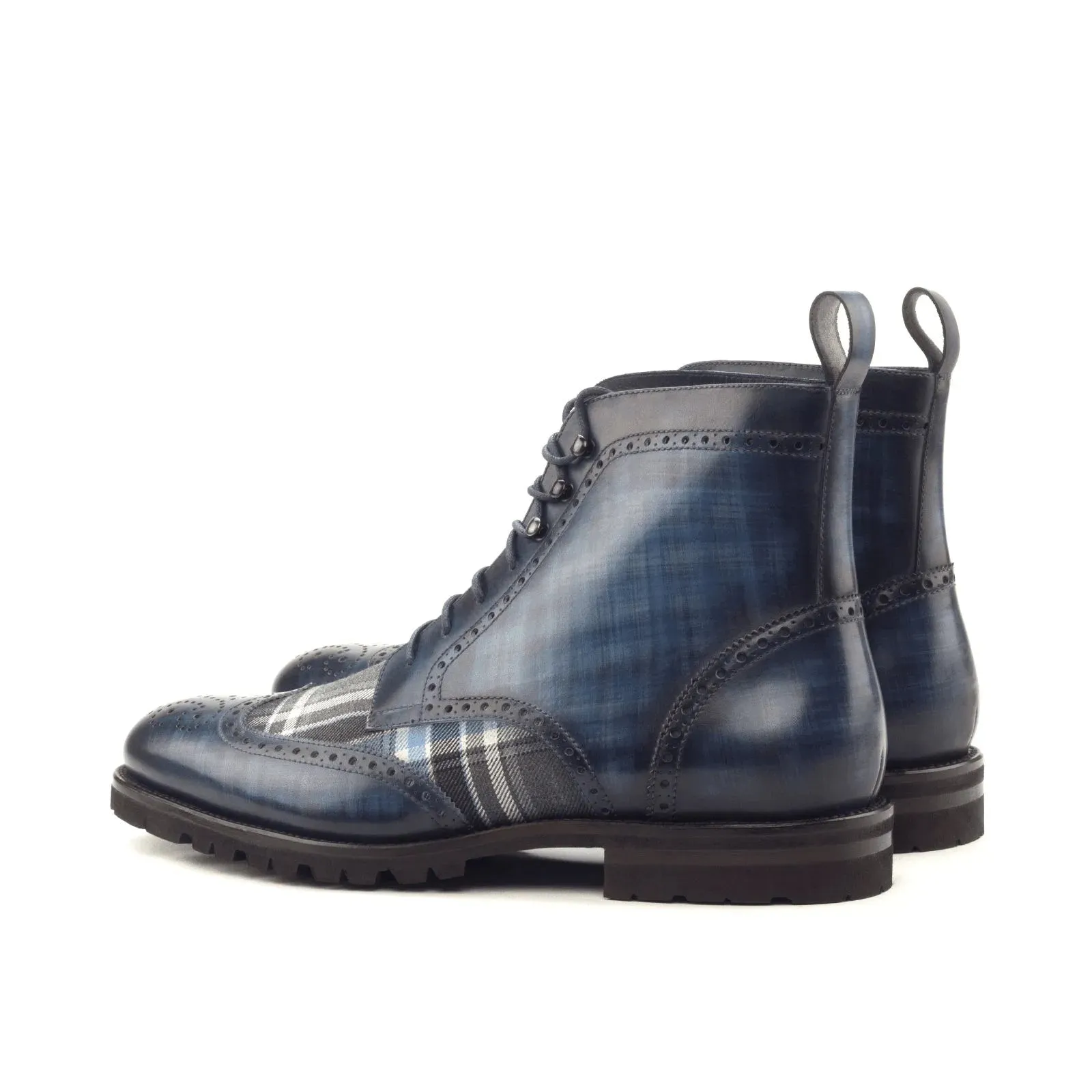 Zeno Military Brogue Patina Boots II