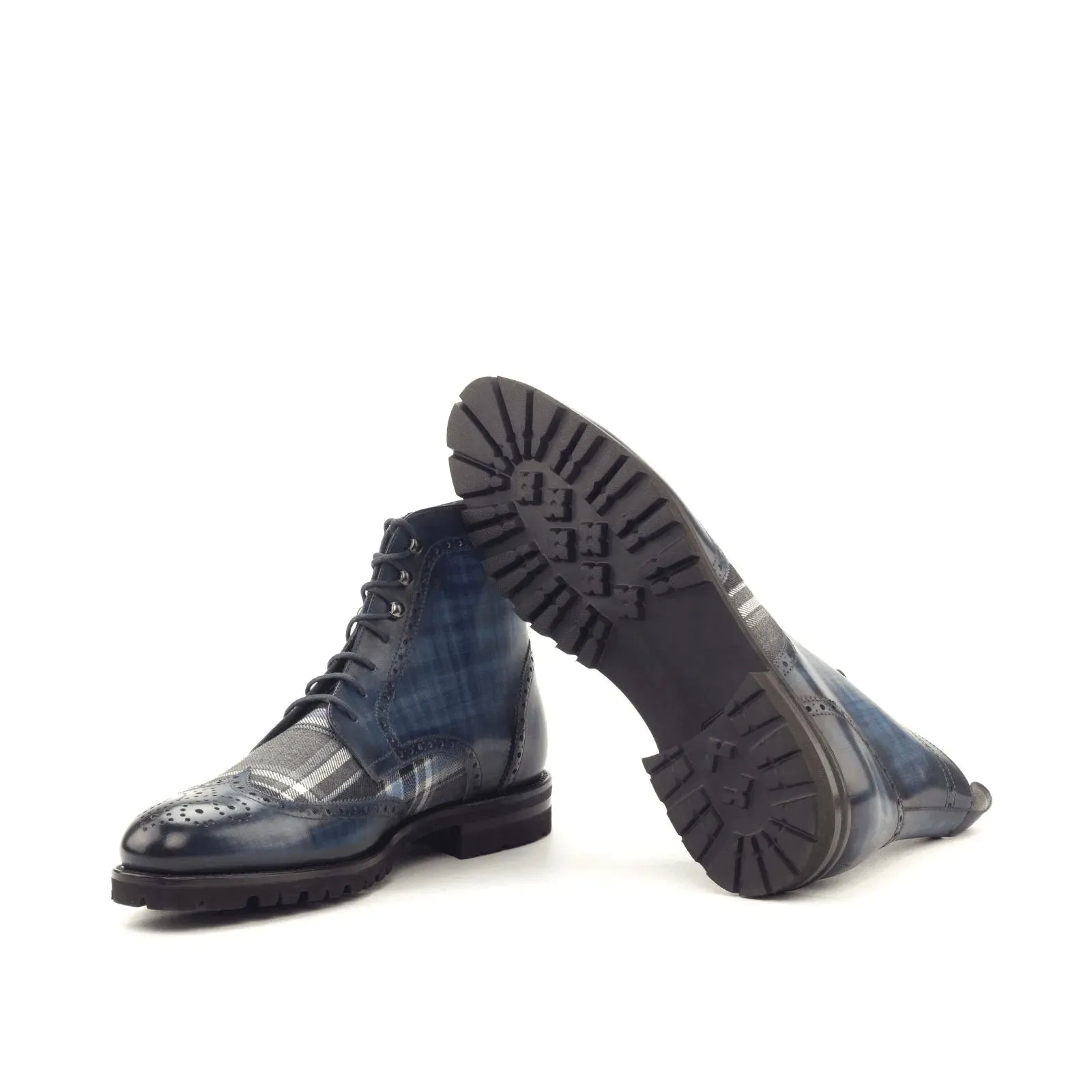 Zeno Military Brogue Patina Boots II